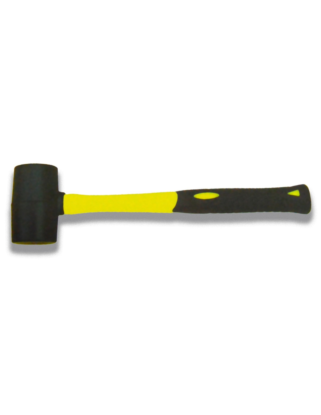 JD120 RUBBER MALLET HAMMER DOUBLE COLOR PLASTIC 24OZ