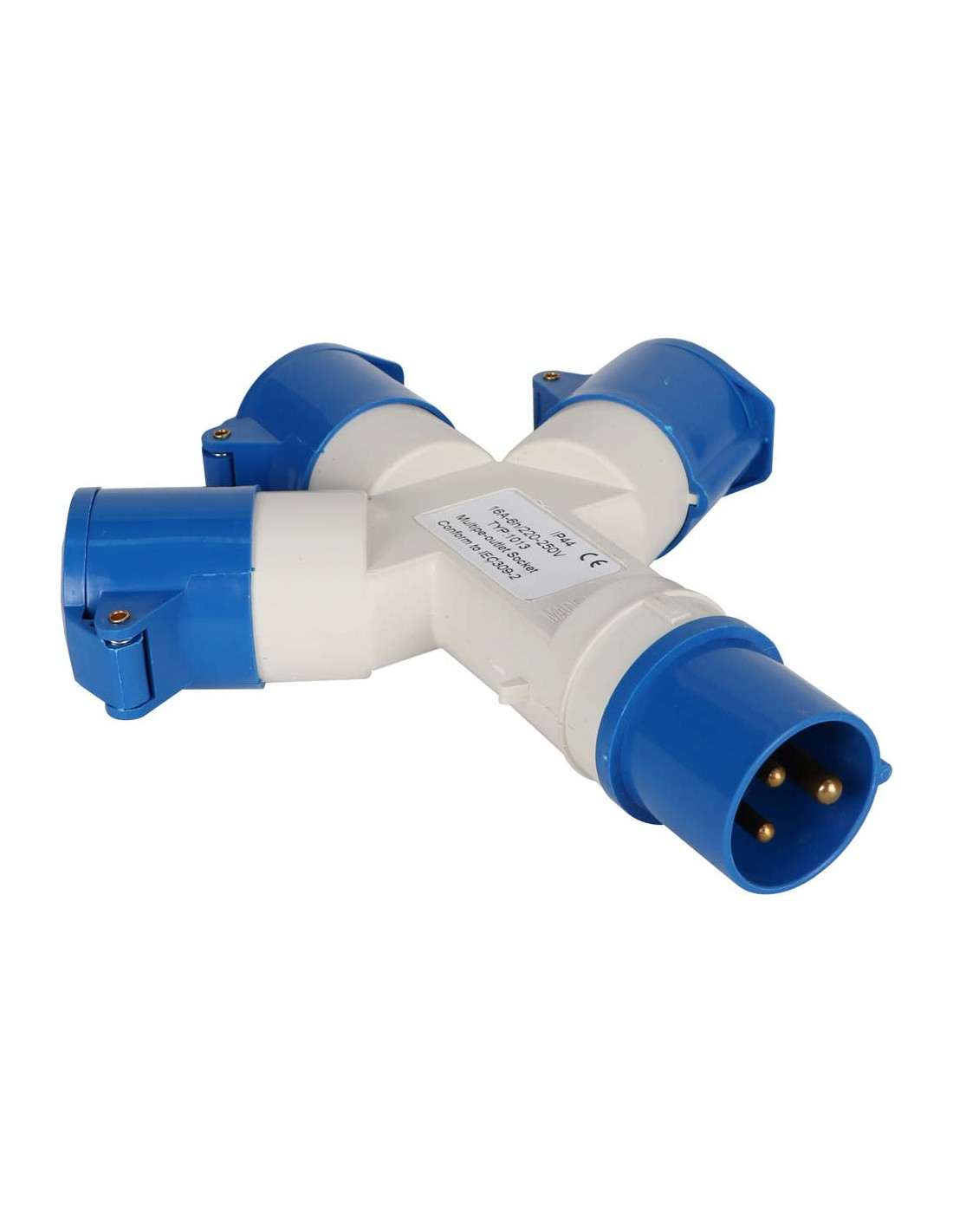 1013 MULTIPLE OUTLET SOCKET PLUG 3 PIN x 16 AMP