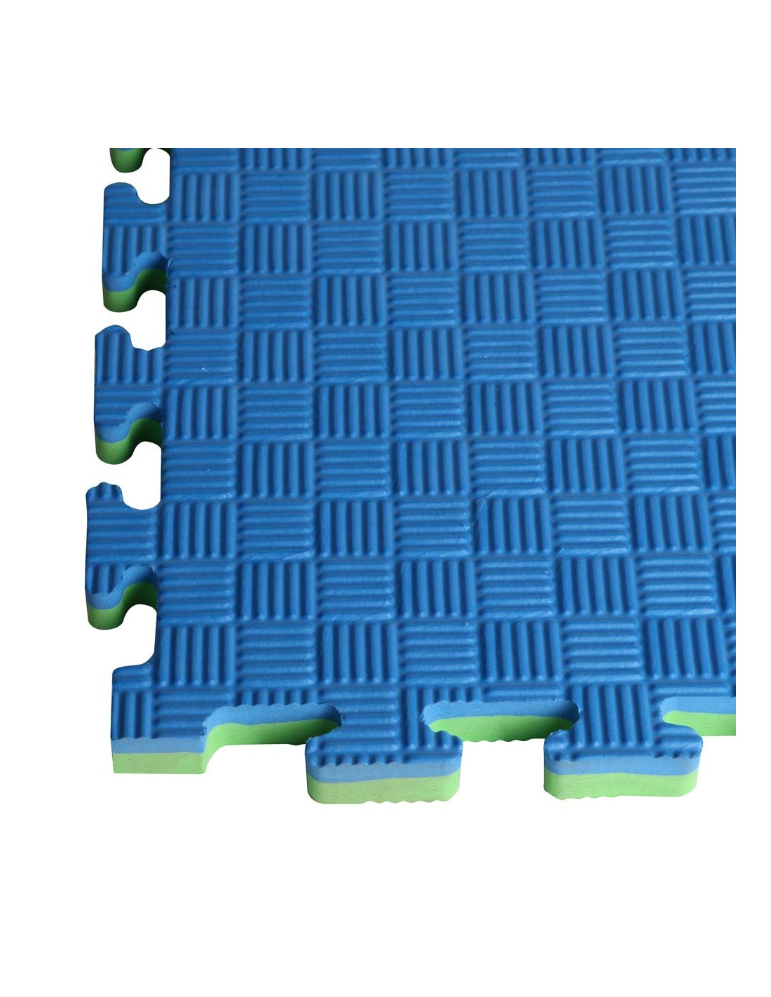 EVA FOAM MAT BLUE / GREEN 500 X 500 X 20 MM