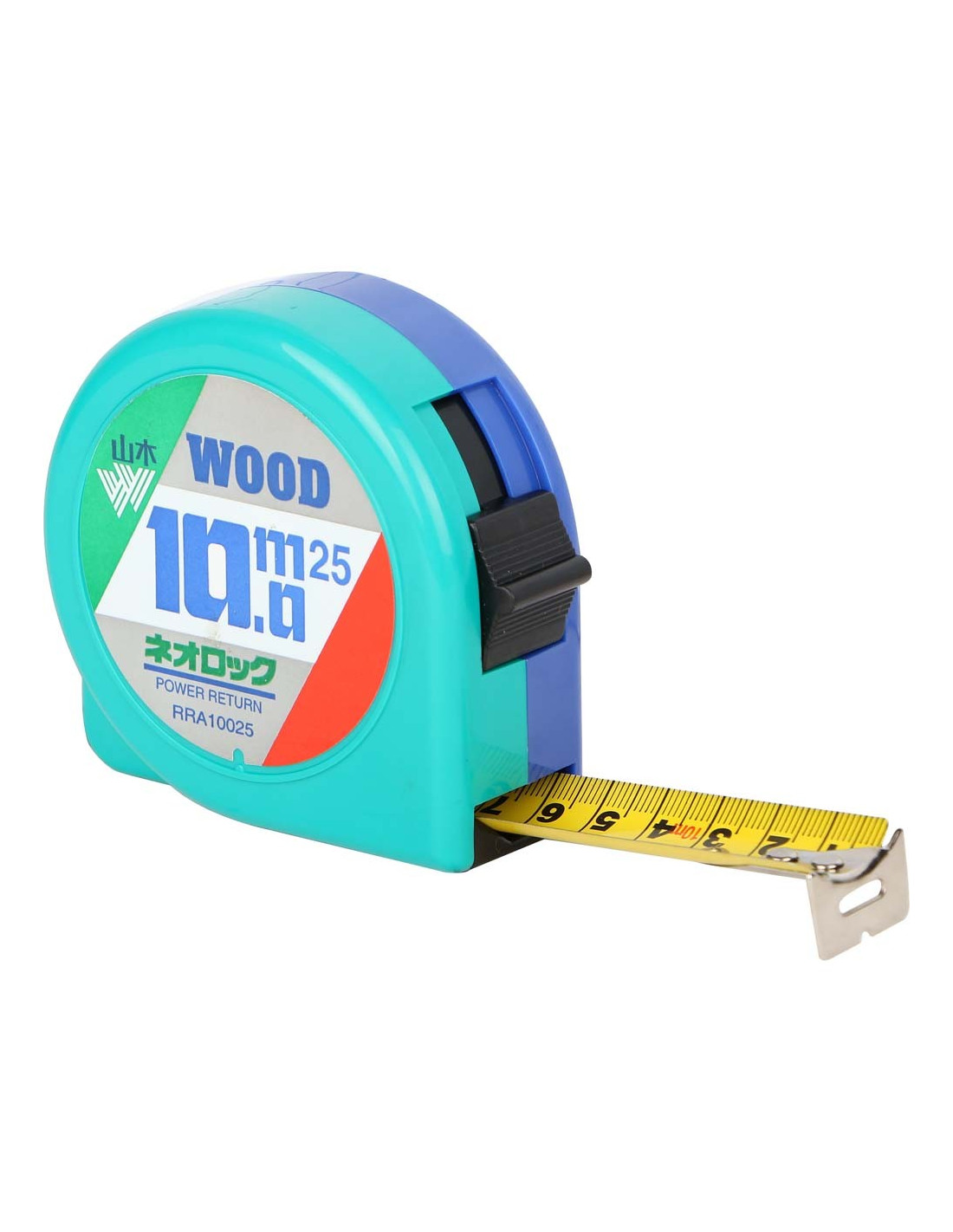 WOOD RRA10025 STEEL MEASURING TAPE 10 MTR x 25 MM