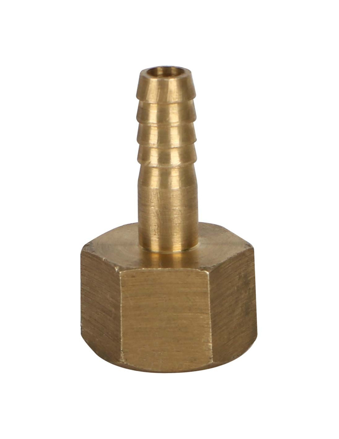BRASS FEMALE THREADED NIPPLE 1/2"