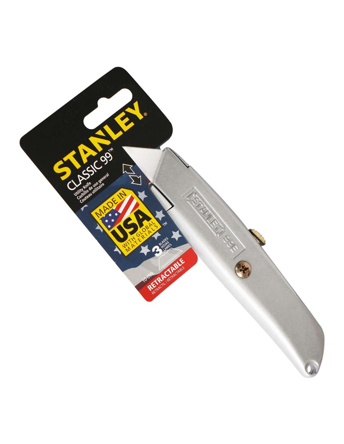 STANLEY 10099 RETRACTABLE UTILITY KNIFE