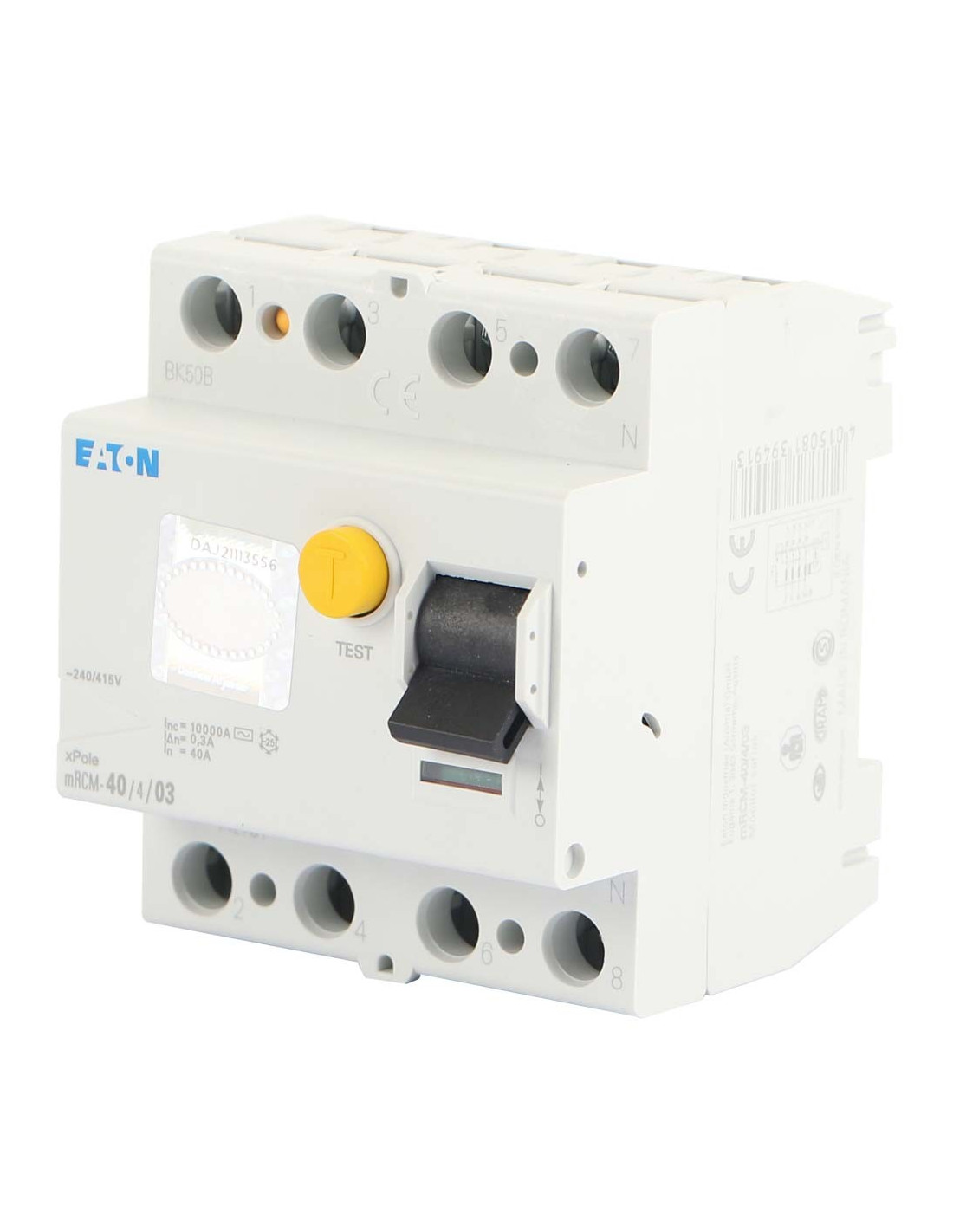 EARTH LEAKAGE CIRCUIT BREAKER RCCB 40A/4P/03 (300MA)