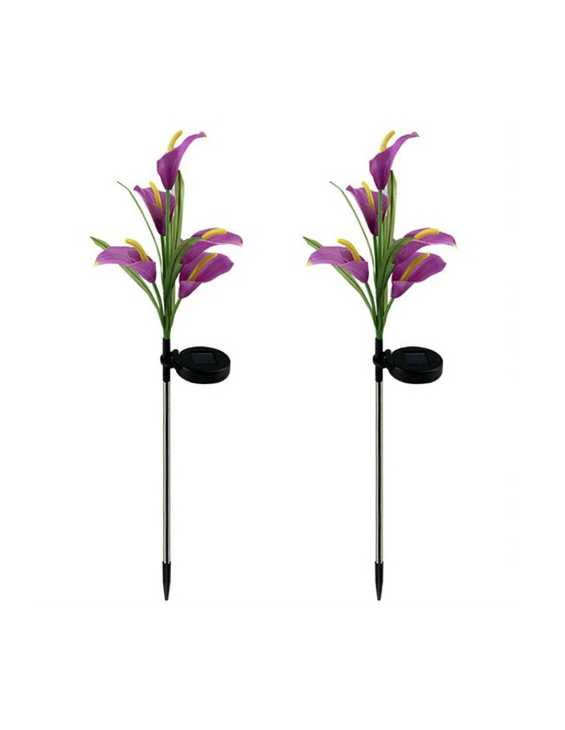 SOLARPOWERED CALLA LILIES FLOWER HEIGHT 80 CM