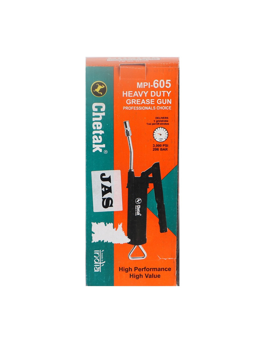 MPI 605 LEVER TYPE GREASE GUN 8 OZ