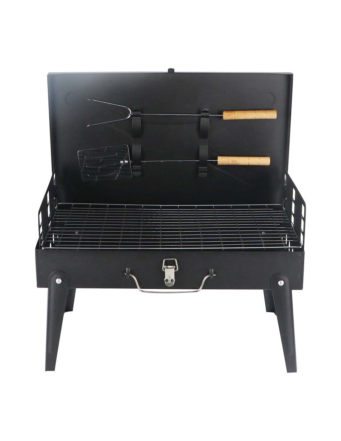 BR21145 PORTABLE CHARCOAL GRILL 46×26×43