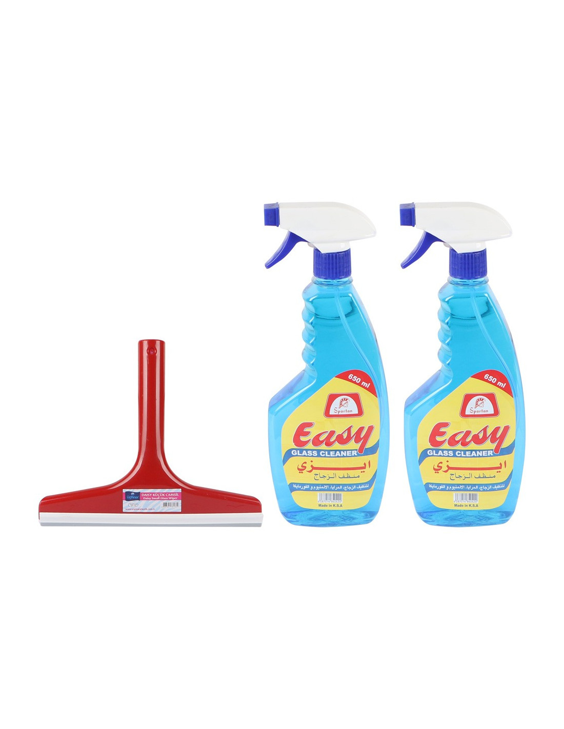 Easy glass cleaner 650 ml 2 tablets + wiper