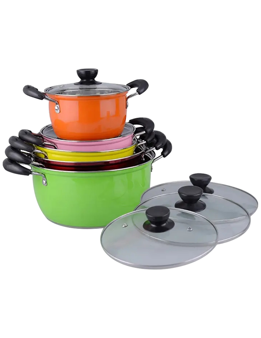 10piece stainless steel cookware set HP786102