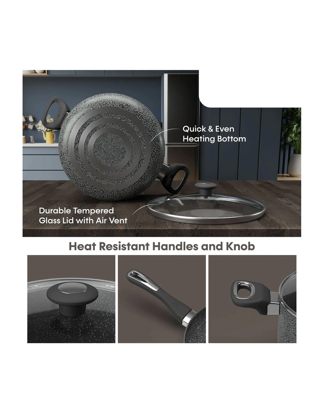 Granite cookware set 10 pieces CMB9205