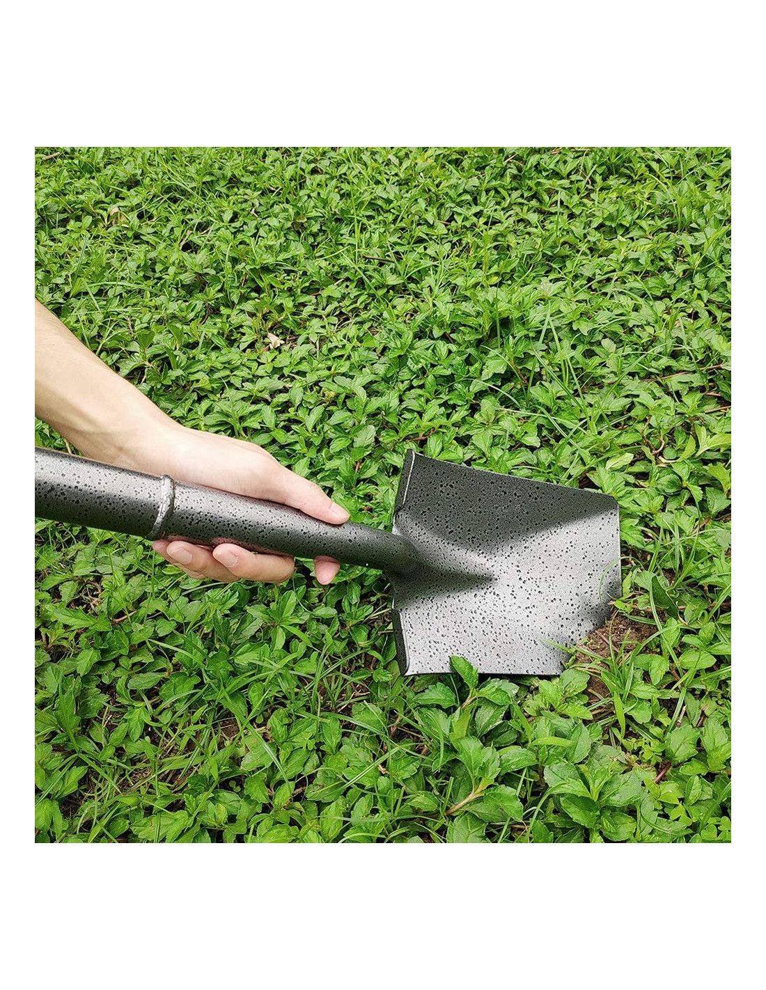 SH10 STEEL SQUARE SHOVEL WITH 'D' TYPE STEEL HANDLE