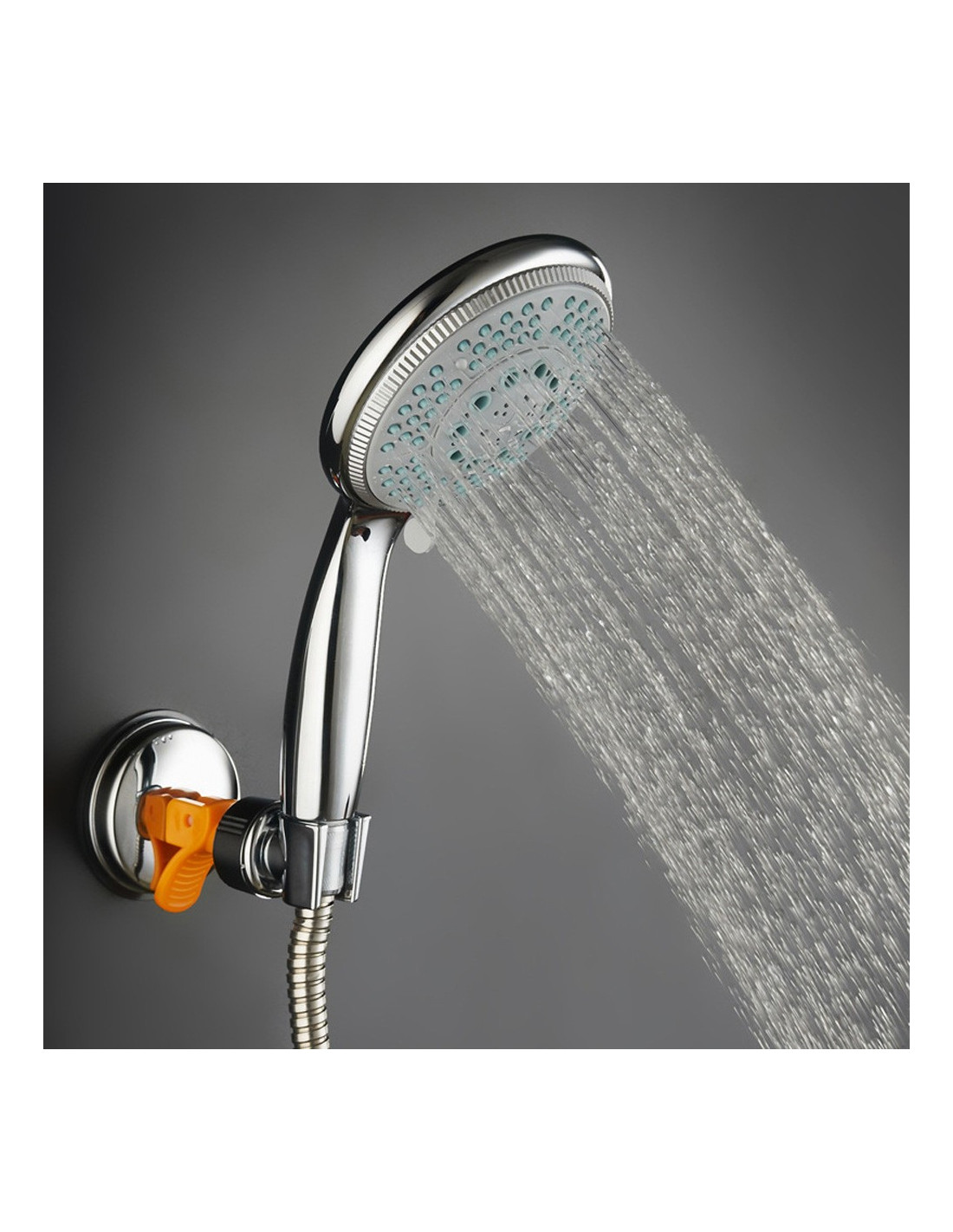 Large round shower head without rubbing