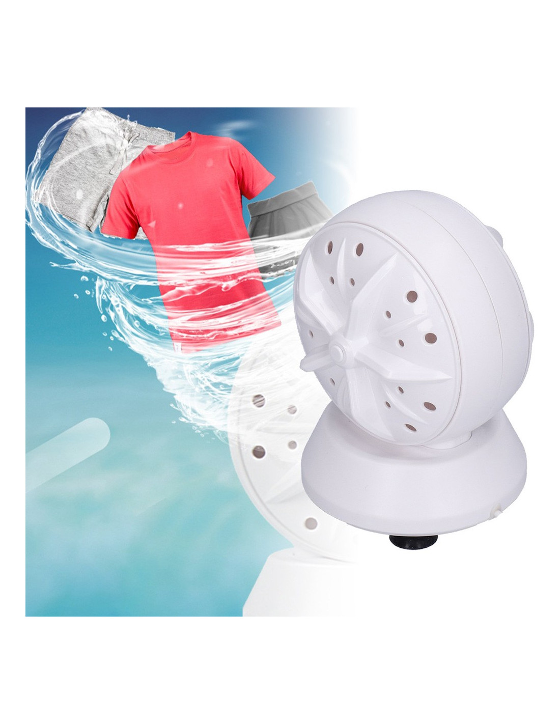 ULTRASONIC DUAL TURBINE WASHING MACHINE