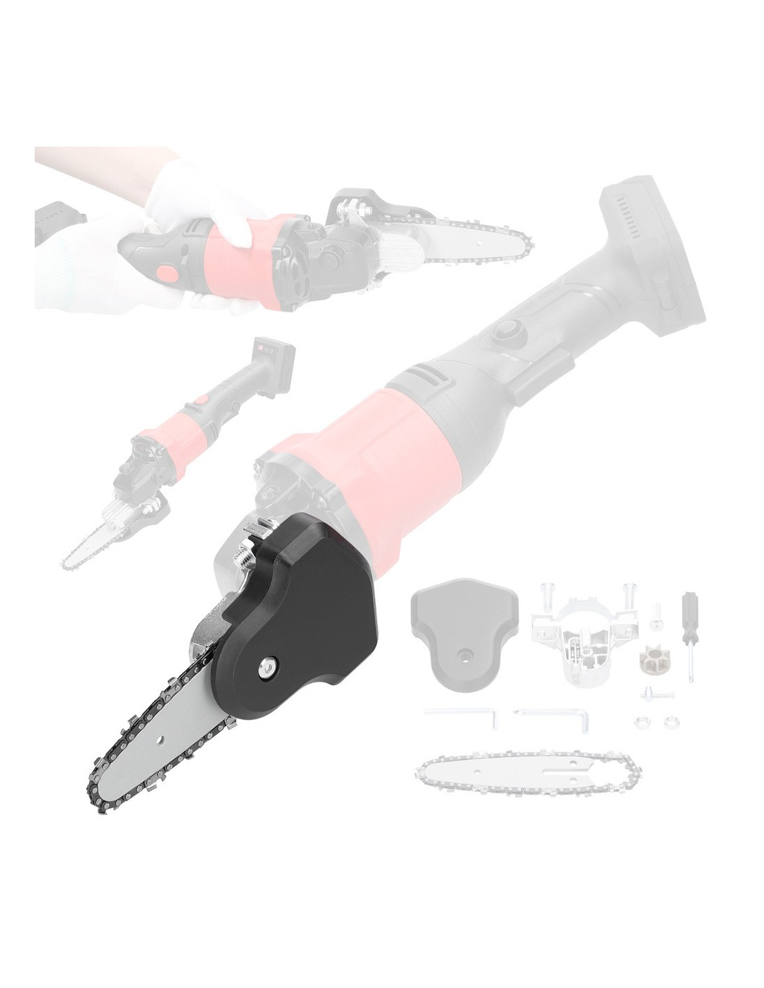 CHAINSAW ATTACHMENT FOR DRILL 4"