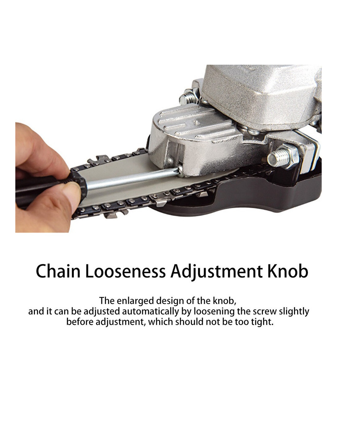 CHAINSAW ATTACHMENT FOR DRILL 4"