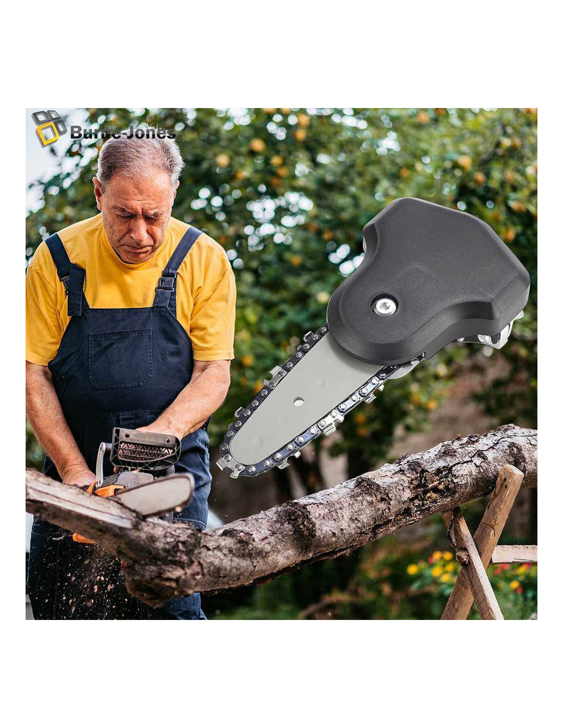 CHAINSAW ATTACHMENT FOR DRILL 4"