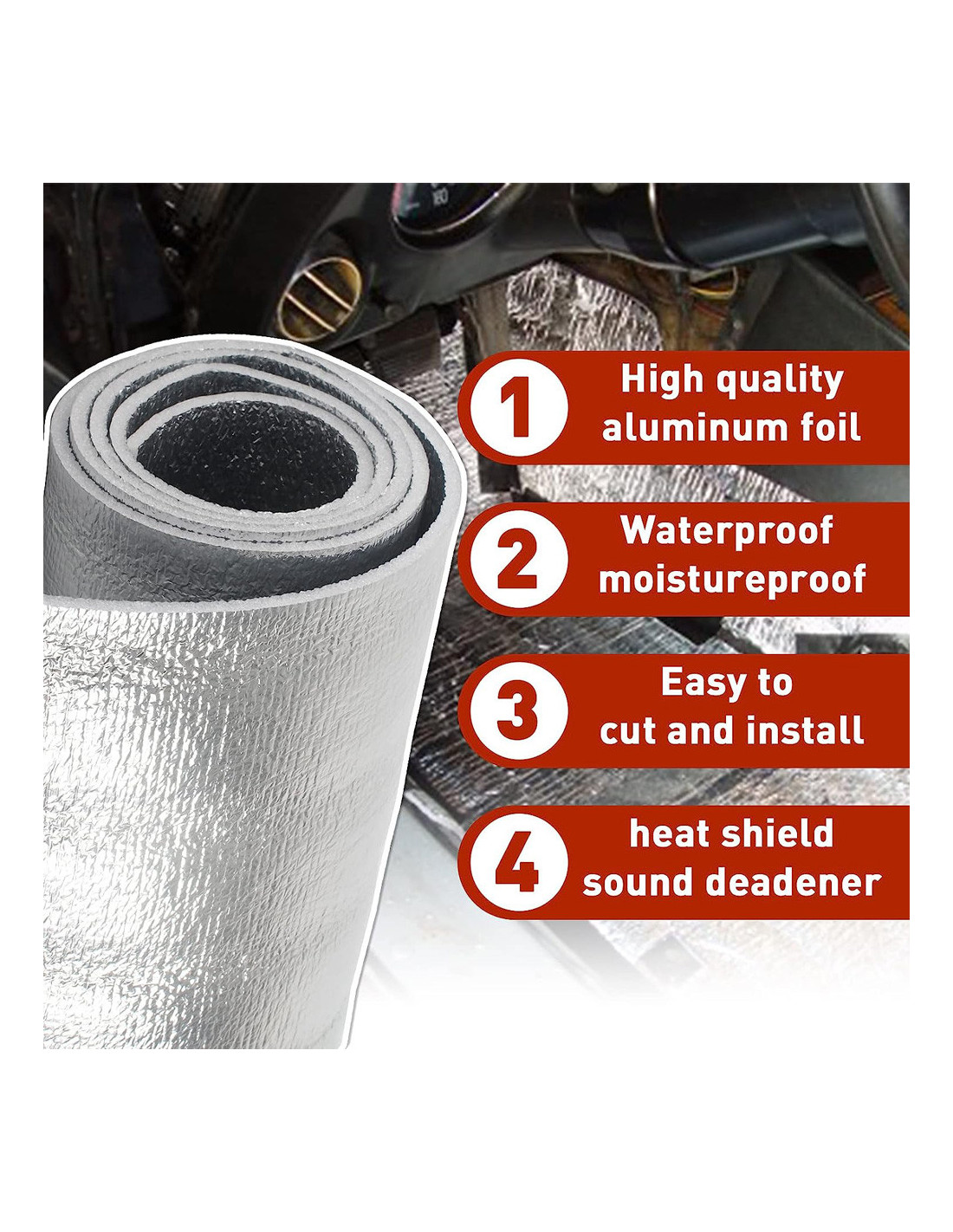 INSULATION FOAM SHEET UNDERLAY 1.0 X 50MTR X 8.5MM