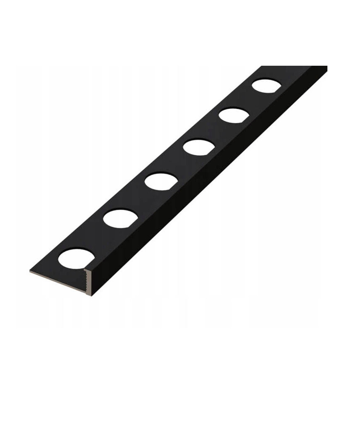 HL12 ALUMINIUM FLOOR TRIM BLACK 12 MM