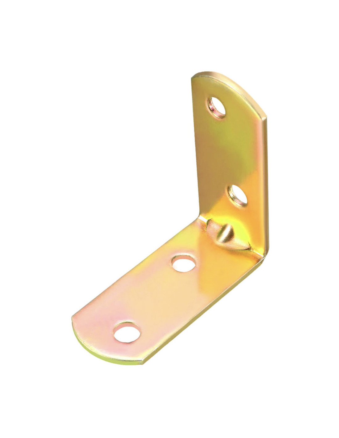 JM002 CORNER BRACKET YELLOW ROUND CORNER 40 x 40 x 19 x 2 MM