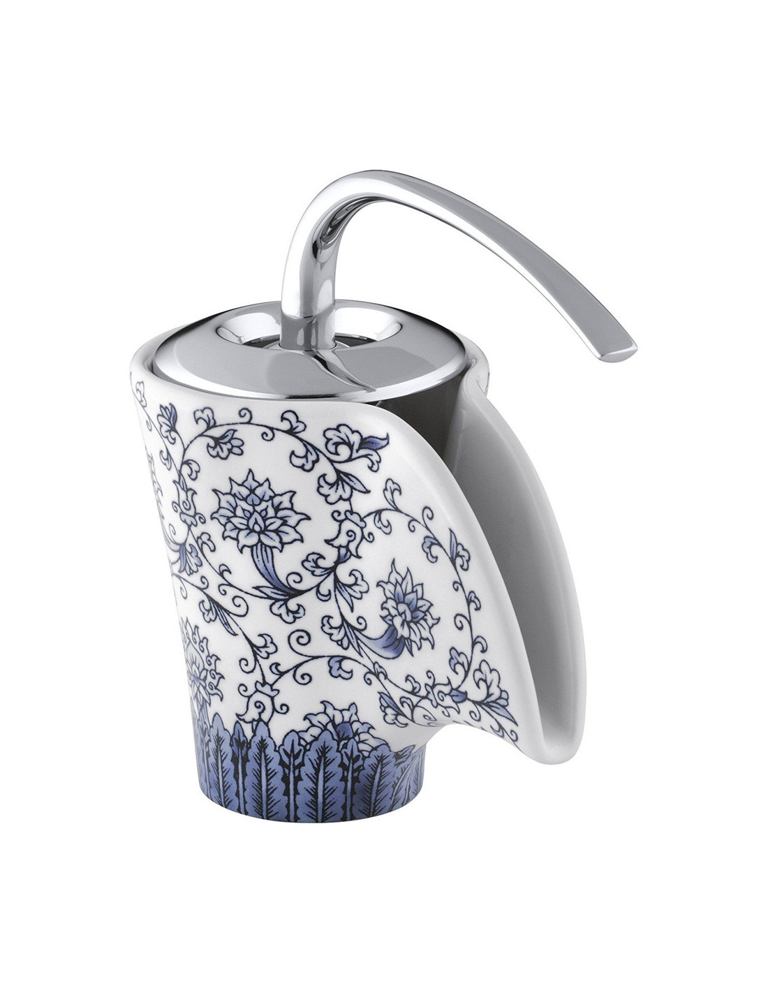 CERAMIC WASH BASIN MIXER WITH FLEXIBLE CONNECTION PIPE