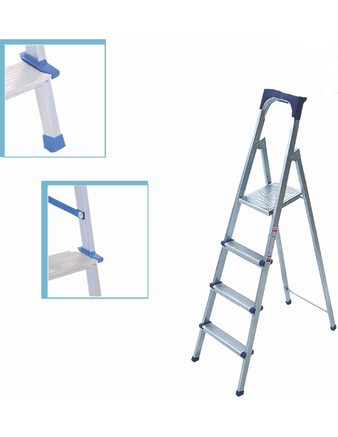 Steel Step Ladder 6 Step EM_605 TURKEY